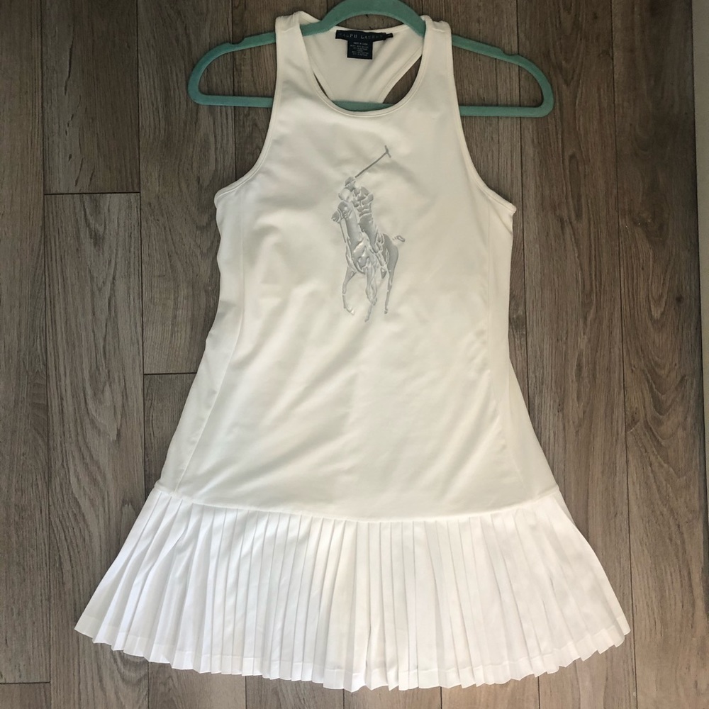 Ralph Lauren Polo Tennis Dress w Pleated Skirt